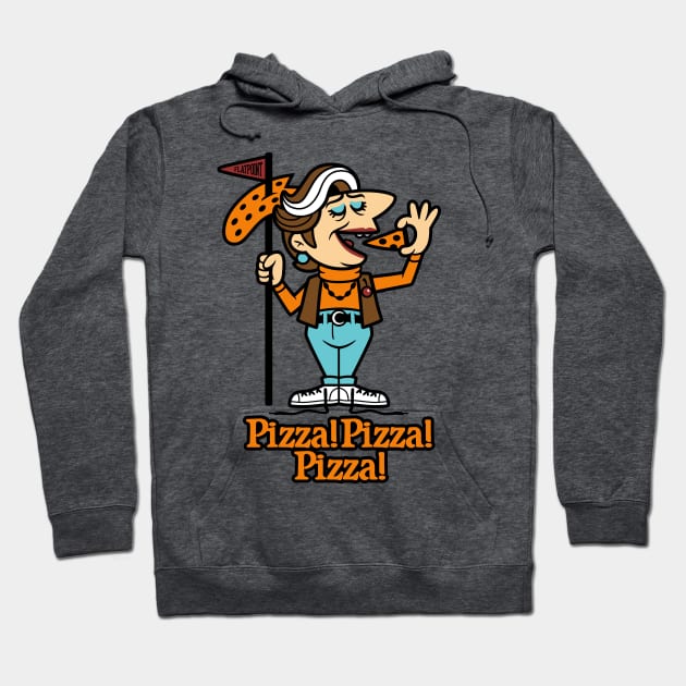 Pizza! Pizza! Pizza! Hoodie by harebrained